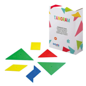 dohe tangram de madera 7 piezas favorece la imaginacion y creatividad desarrollo del sentido espacial recomendado para segundo ciclo de primaria