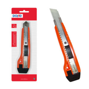 dohe cutter de plastico resistente cuchillas tronzables de acero sistema de bloqueo de cuchilla con guia metalica
