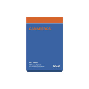 dohe talonarios preimpresos a dos tintas en papel autocopiativo 150 hojas octavo natural triplicado