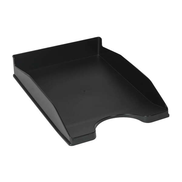 dohe +mab bandeja de sobremesa para documentos tamaño a4 medidas 255x60x335mm fabricada en poliestireno de alta calidad apilable material 100% reciclable color negro