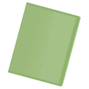 dohe carpeta con 20 fundas transparentes soldadas a4 80mic tapa flexible de polipropileno color verde