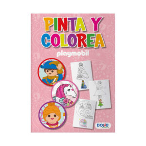dohe libro de colorear playmobil princess cubierta de cartulina de 350gr interior de 30 hojas de 120gr ideal para lapices de colores y pinturas de cera