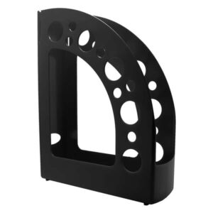 dohe +mab revistero de poliestireno de alta calidad medidas 80x318x245mm material 100% reciclable color negro