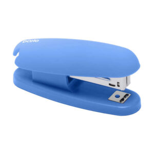dohe grapadora de sobremesa con tacto soft touch grapa hasta 20 hojas carga superior color azul