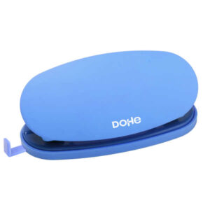 dohe soft touch taladro de sobremesa taladra hasta 16 hojas diseño ergonomico color azul pastel