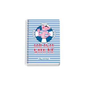 dohe cuaderno a5 cubierta en cartulina contracolada impresion a todo color guardas impresas encuadernado en espiral metalico blanco 80 hojas de papel offset de 90gr