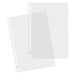 dohe 100 fundas multitaladro con 16 perforaciones 100mm polipropileno rugoso