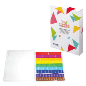 dohe tiras de fracciones equivalentes material de carton resistente incluye tira de la unidad y fracciones hasta duodecimos ideal para comparar y sumar fracciones