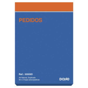 dohe talonario pedidos 100 hojas papel autocopiativo tamaño a4