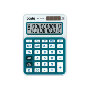 dohe calculadora electronica de 12 digitos alimentacion solar y a pilas 4 teclas de memoria apagado automatico teclas de gran formato funciones de raiz cuadrada y mark up