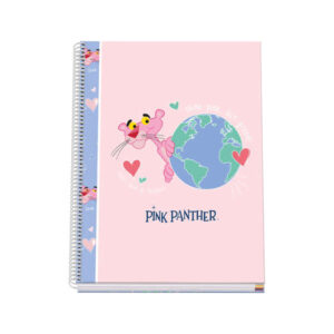dohe cuaderno en espiral de tapa dura a4 228x300mm cubierta en carton forrado con papel impreso a todo color y plastificado brillo interior de 100 hojas en papel offset de 90gr microperforadas
