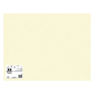 dohe pack de 25 cartulinas de 180 g/m2 tamaño 50x65cm ph neutro libres de cloro elemental colorantes biodegradables color crema