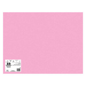 dohe pack de 25 cartulinas de 180 g/m2 tamaño 50x65cm ph neutro libres de cloro elemental colorantes biodegradables color rosa