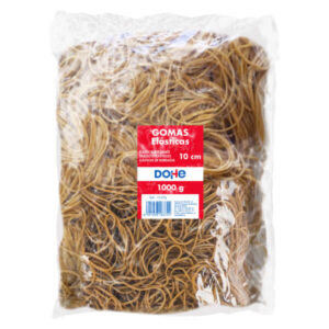 dohe gomas de latex longitud 10cm gran resistencia y elasticidad bolsa de 1 kg