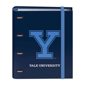 dohe cuaderno de carton forrado 35mm 100 hojas offset 90g cuadricula 5mm 4 separadores polipropileno sobre transparente velcro