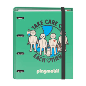 dohe cuaderno de notas forrado en carton 35mm 100 hojas de papel offset 90g 4 anillas niqueladas 4 separadores de polipropileno sobre transparente con cierre velcro