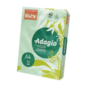 dohe adagio paquete de 500 hojas de papel a4 de 80g apto para fotocopiadoras e impresoras alta calidad y versatilidad color verde pastel