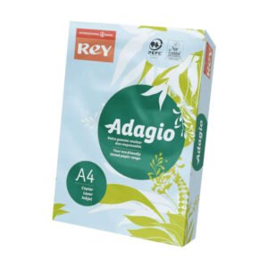 dohe adagio paquete de 500 hojas de papel a4 de 80g apto para fotocopiadoras e impresoras alta calidad y versatilidad color azul pastel