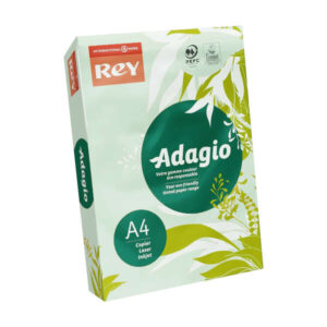 dohe adagio paquete de 500 hojas de papel a4 de 80g apto para fotocopiadoras e impresoras alta calidad y versatilidad color verde pastel