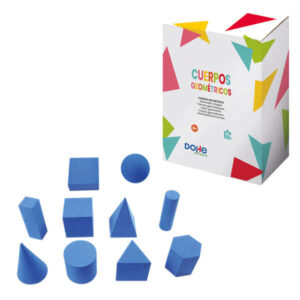 dohe coleccion de cuerpos geometricos incluye prismas y piramides cubo, cilindro, cono y esfera ideal para segundo ciclo de primaria