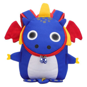 dohe mochila infantil modelo dragon azul compartimento con cierre de cremalleras bolsillo interior acolchado tirantes reforzados asa superior fabricada en poliester