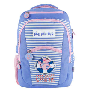 dohe mochila grande pink panther fabricada en poliester compartimento acolchado para portatil bolsillos frontales y laterales tirantes reforzados y ajustables espalda acolchada