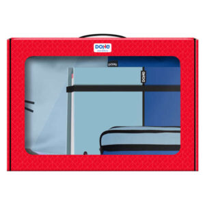 dohe pack mochila, carpeta y portatodo duo maletin regalo 365x515x105mm carpeta a4 recambio mochila 3 compartimentos grande portatodo triple