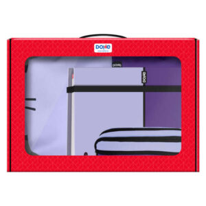 dohe pack mochila, carpeta y portatodo duo maletin regalo 365x515x105mm carpeta a4 recambio mochila 3 compartimentos grande portatodo triple