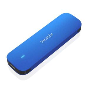 aisens caja externa m.2 (ngff) asm2 026blu nvme a usb3.2 gen2 color azul