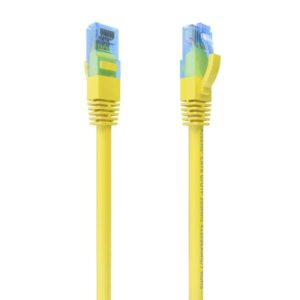 aisens cable de red latiguillo rj45 cat.6 utp awg26 cca 3.0m color amarillo