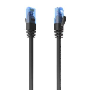 aisens cable de red latiguillo rj45 cat.6 utp awg26 cca 30cm color negro