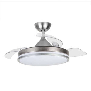 orbegozo cp 121105 ventilador de techo elegance potente motor dc aspas retractiles luz led regulable mando a distancia sistema reversible eficiencia energetica