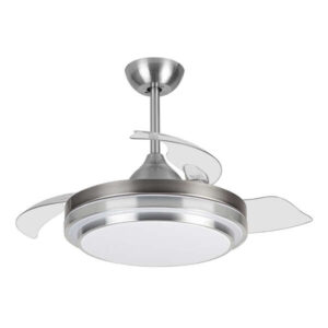 orbegozo cp 110105 ventilador de techo elegance potente motor dc aspas retractiles luz led regulable mando a distancia sistema reversible eficiencia energetica