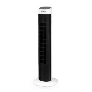 orbegozo twm 0930 ventilador de torre potente y eficiente altura de 78.5cm 3 velocidades y 3 modos de ventilacion temporizador de hasta 7h 30min funcionamiento silencioso