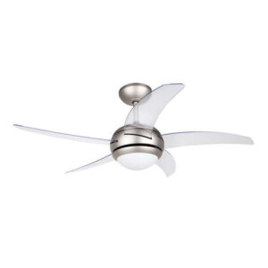 orbegozo cp 54132 ventilador de techo silencioso y eficiente 5 aspas transparentes 3 velocidades mando a distancia sistema reversible ahorro energetico