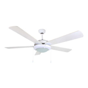 orbegozo cp 82132 ventilador de techo ecologico 5 aspas reversibles plafon con 2 bombillas sistema de ventilacion reversible