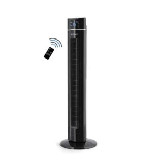 orbegozo twm 1009 ventilador de torre ionico potente y tecnologico pantalla led mando a distancia temporizador y bandeja para esencias