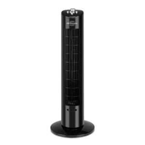 orbegozo tw 0800 ventilador de torre oscilante potente y silencioso temporizador de 2h diseño elegante bandeja para esencias aromaticas