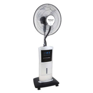 orbegozo sfh 1000 ventilador humidificador fresco y puro potente ventilador con humidificador de 100w gran caudal de aire deposito de 1.5 litros temporizador de 7.5 h base con ruedas