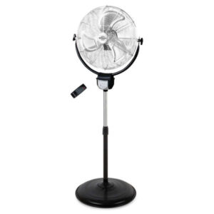 orbegozo pws 3050 ventilador industrial oscilante 2 en 1 aspas de 50cm 3 velocidades mando a distancia temporizador 3.5 h cabezal inclinable potencia 120 w