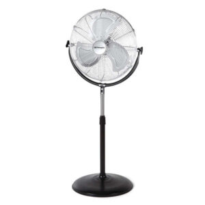orbegozo pws 1846 ventilador industrial de pie aspas de 45cm 3 velocidades altura ajustable asa de transporte y rejilla de seguridad