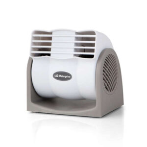 orbegozo tm 1915 ventilador de sobremesa base estable y rejilla de proteccion 2 velocidades de ventilacion cabezal multi orientable potencia 28w