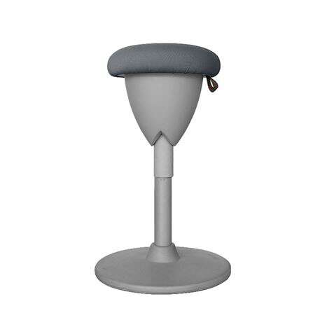 cromad design taburete multiusos asiento con altura ajustable giro de 360º tejido a prueba de agua color gris