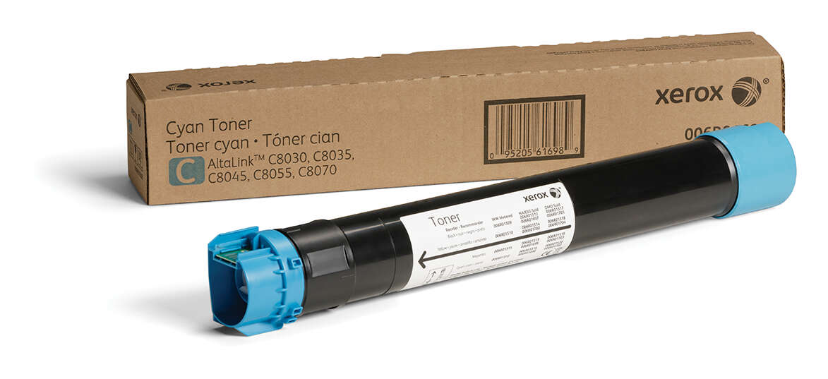 xerox altalink c8030/c8035/c8045/c8055/c8070 cyan cartucho de toner original 006r01698