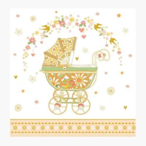 pictura tarjeta arabesque 16x16cm tematica nacimiento tarjeta triptica sin envoltorio incluye sobre blanco papel con certificacion fsc