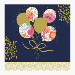 pictura tarjeta arabesque 16x16cm tematica globos tarjeta triptica sin envoltorio incluido sobre blanco papel con certificacion fsc