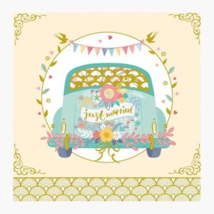 pictura tarjeta arabesque 16x16cm tematica boda tarjeta triptica sin envoltorio incluido sobre blanco papel con certificacion fsc