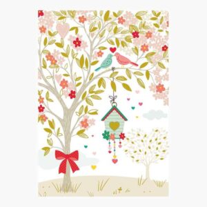 pictura tarjeta felicitacion zig zag triptico estampado en caliente lentejuelas pop up 15x22cm incluye un sobre blanco sin envoltorio papel con certificacion fsc