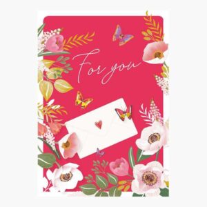 pictura tarjeta felicitacion zig zag triptico estampado en caliente lentejuelas pop up 15x22cm incluye un sobre blanco sin envoltorio papel con certificacion fsc