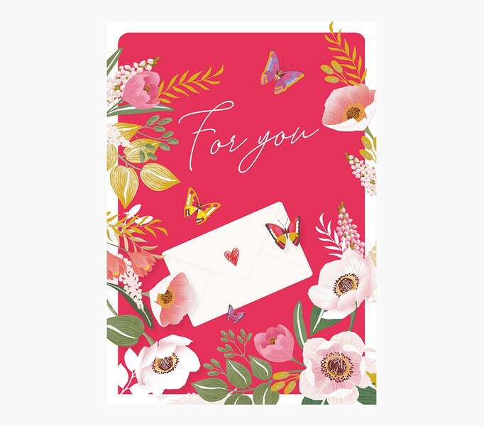 pictura tarjeta felicitacion zig zag triptico estampado en caliente lentejuelas pop up 15x22cm incluye un sobre blanco sin envoltorio papel con certificacion fsc